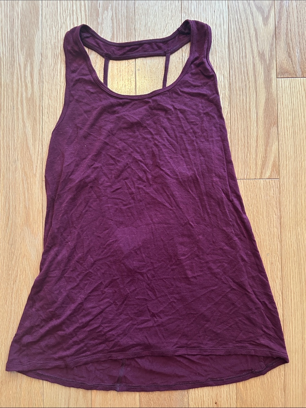 Women’s Plum Racerback Tank Top - Versatile Scoop Neck